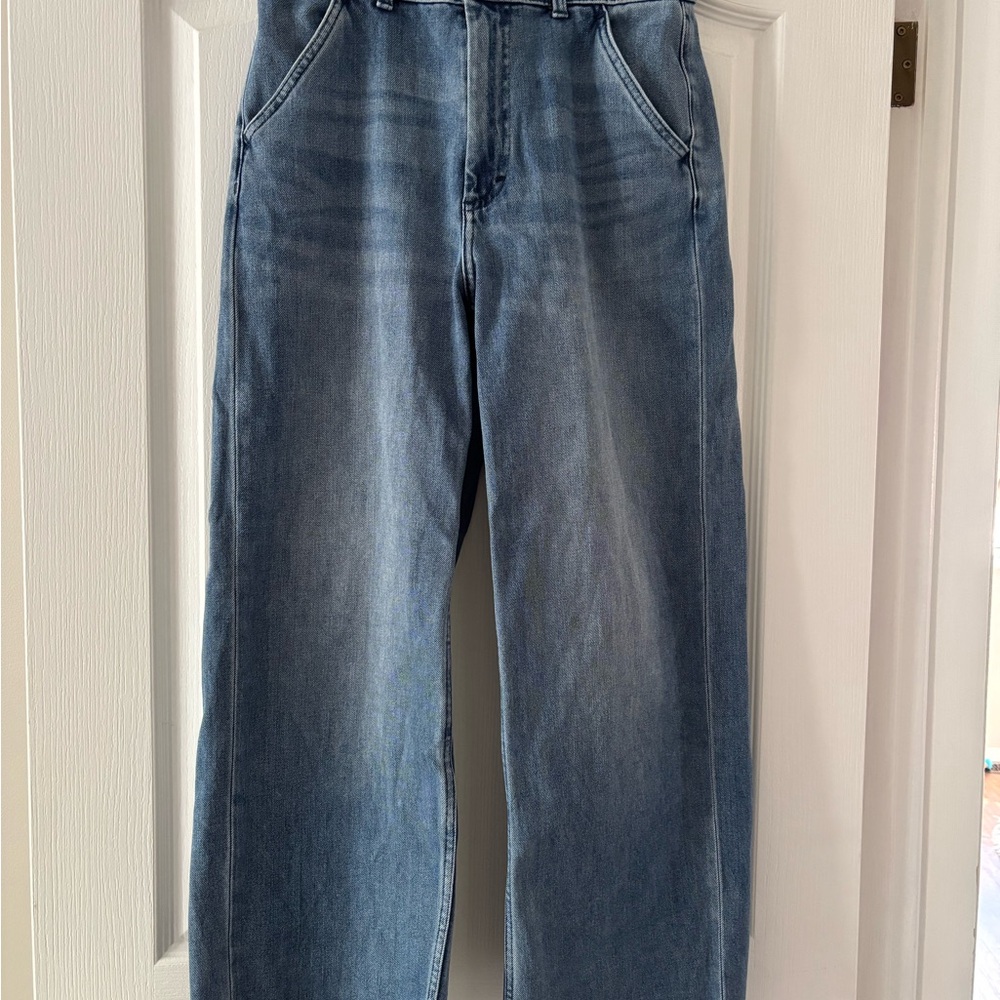 Lucky Brand Women's Wide Leg Blue Jeans